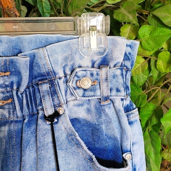 Almost Famous Crave Fame Paperbag waist Skinny Jeans. Size L - Picture 3 of 10